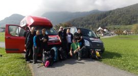 Walk & Fly in der Schweiz (Rheintal) am Gauschla 2310 m