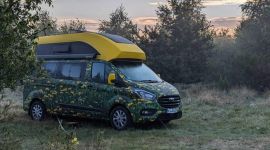 Der Nugget Hochdach im Blümchen-Design