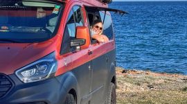 Ford  Nugget mit seitlichem Fenster zum komplett öffnen, danke Michael (Open-Side-Seeing Fenster)