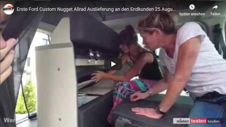Erste Auslieferung Ford Custom Nugget Allrad