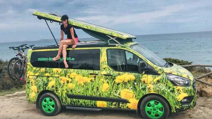 Der Nugget Aufstelldach Open Sky auf Sardinien