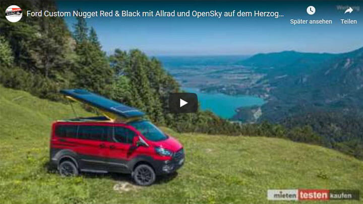 Orange in Black Highlights für unsere Ford Nugget Familie mit Aufstelldach, Hochdach und Nugget Plus