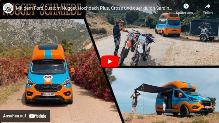 Mit dem Ford Custom Nugget Hochdach Plus, Cross und quer durch Sardinien Teil 2