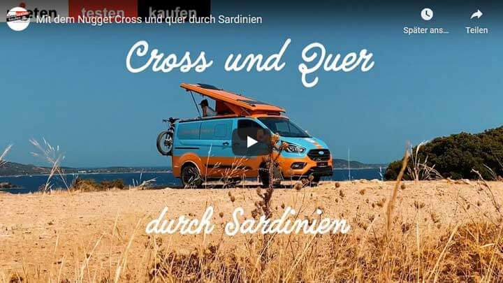 Mit dem Nugget Cross und Quer durch Sardinien