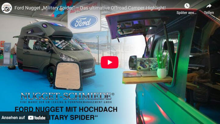 Ford Nugget „Military Spider“ – Das ultimative Offroad-Camper-Highlight!
