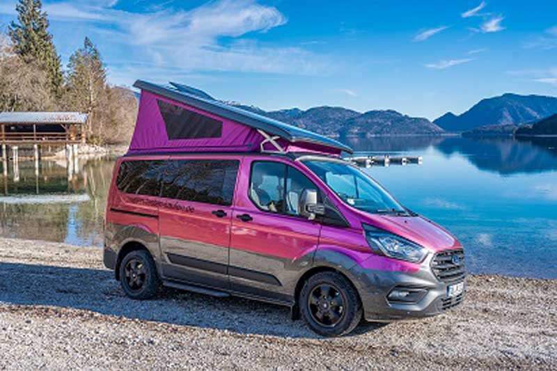 Ford Custom Nugget Aufstelldach am See